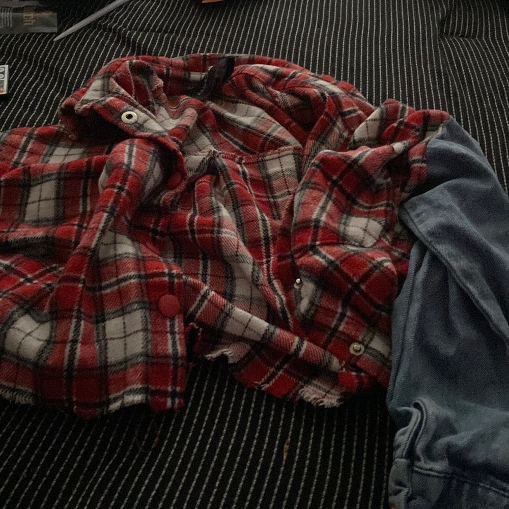 Plaid crop top jacket!